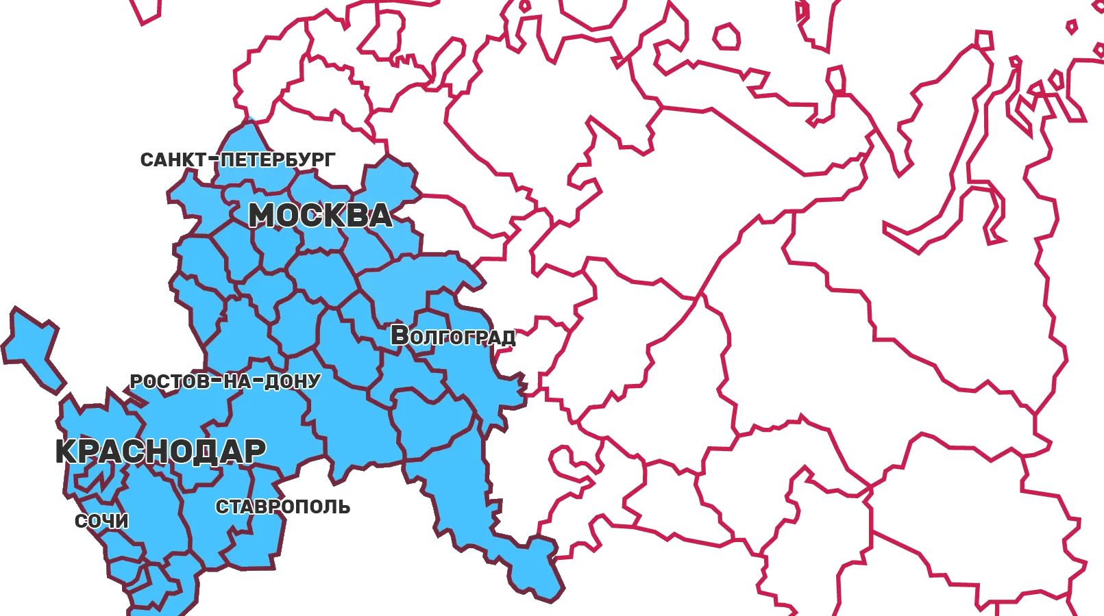 Карта в Крыловской